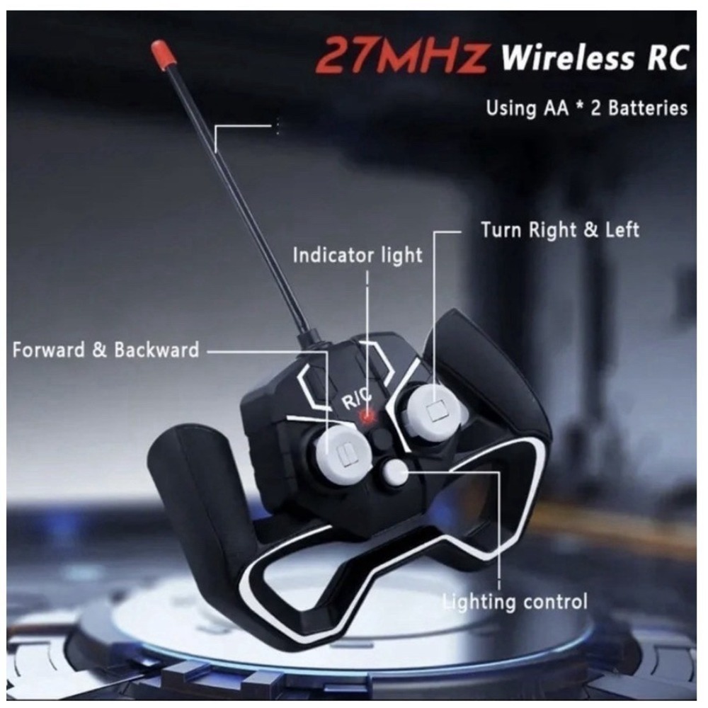 Electric CYBER Truck 2.4 GHz RC Remote Control USB Rechargeable, LED Lights NEW - Picture 5 of 11